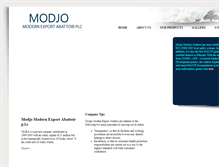 Tablet Screenshot of modjoexportabattoir.com